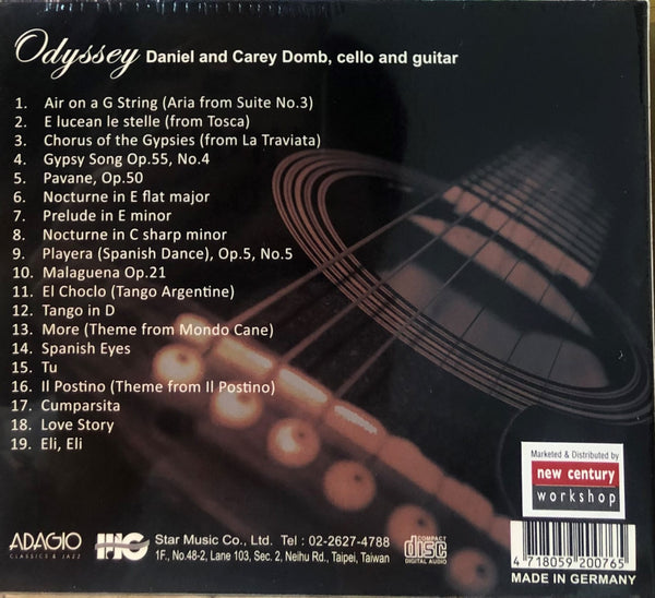 APOLLO II ODYSSEY - DANIEL & CAREY (CD)