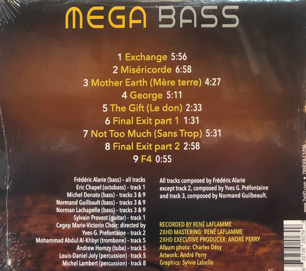 FREDERIC ALARIE - MEGA BASS (CD)