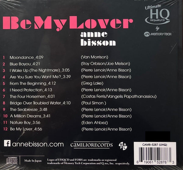 ANNE BISSON - BE MY LOVER (UHQCD) CD MADE IN JAPAN