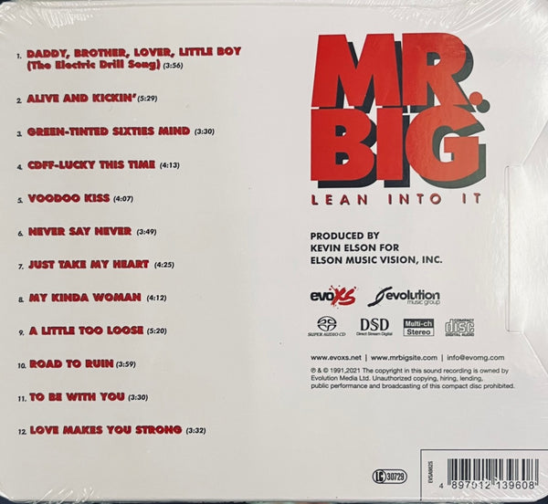 MR. BIG - LEAN INTO IT 30TH ANNIVERSARY (SACD) CD