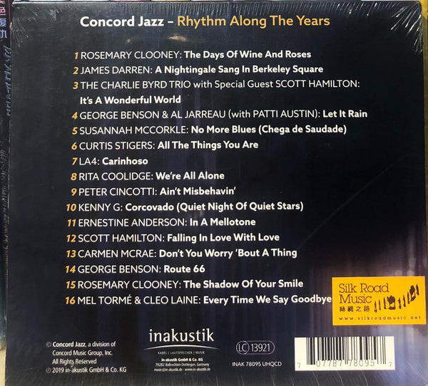 CONCORD JAZZ RHYTHM ALONG THE YEARS - VARIOUS ARTISTS (UHQCD) CD