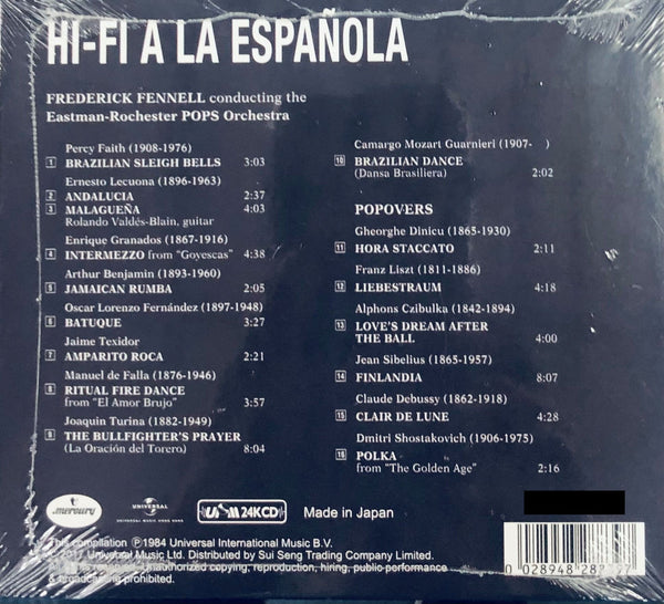 FREDERICK FENNELL - HI-FI A LA ESPANOLA  (UPM 24KCD) MADE IN JAPAN