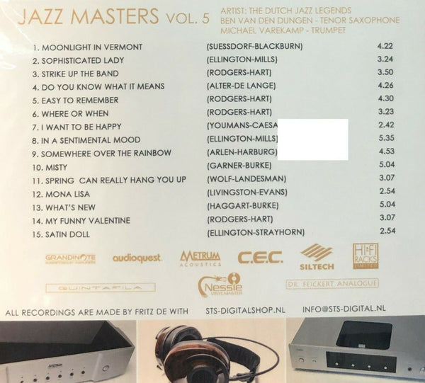 JAZZ MASTERS VOL 5 - VARIOUS ARTISTS (CD)