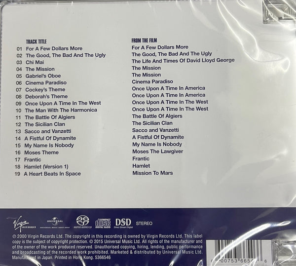 ENNIO MORRICONE - THE VERY BEST OF ENNIO MORRICONE (SACD) MADE IN JAPAN