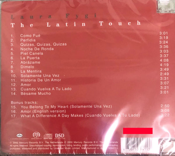 LAURA FYGI - THE LATIN TOUCH (SACD) MADE IN JAPAN