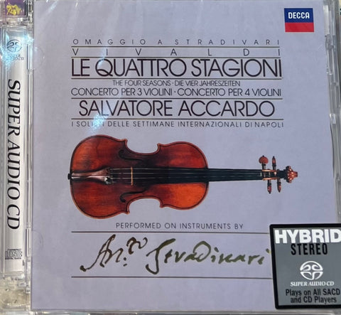 SALVATORE ACCARDO - THE FOUR SEASONS (SACD) MADE IN JAPAN