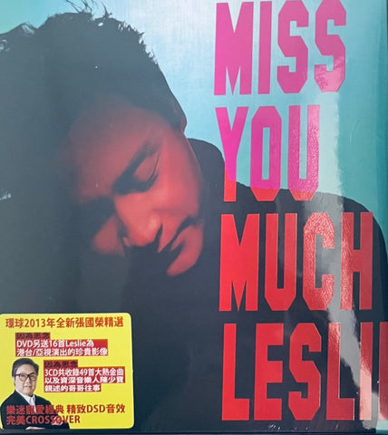 LESLIE CHEUNG - 張國榮 MISS YOU MUCH LESLIE (3CD & DVD )