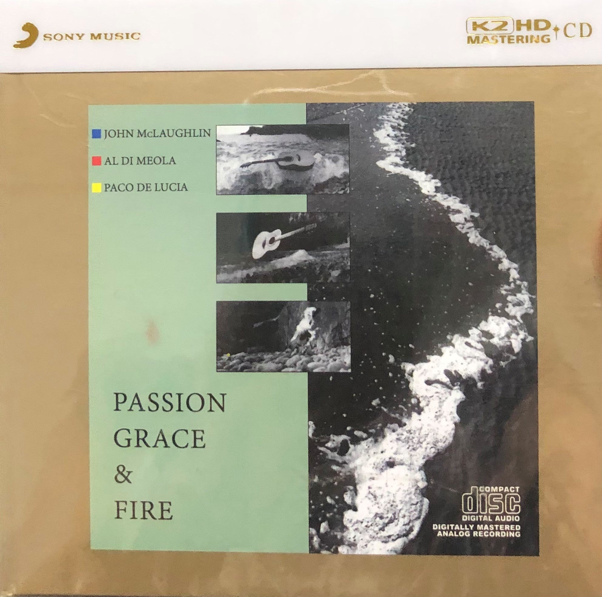 John McLaughlin ,Al Di Meola & Paco de Lucia - PASSION GRACE & FIRE (K2HD) CD MADE IN JAPAN