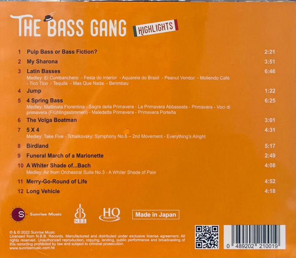 THE BASS GANG HIGHLIGHT (HQCD) MADE IN JAPAN