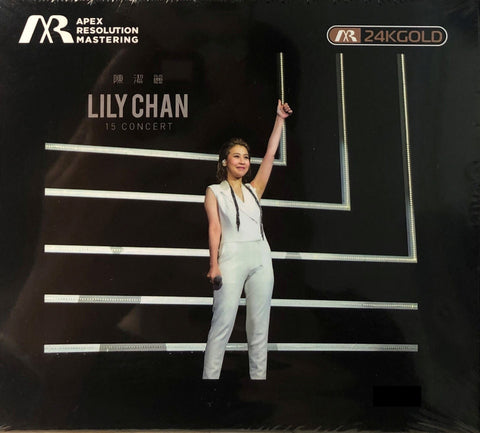 LILY CHEN - 陳潔麗 15 CONCERT (ARM24K GOLD) CD (MADE IN JAPAN)