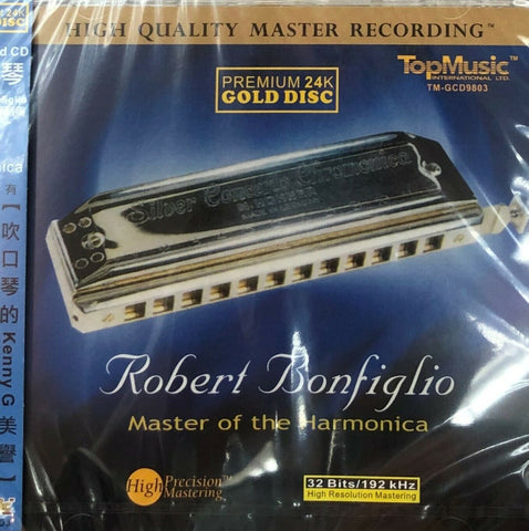 ROBERT BONFIGLIO - MASTER OF THE HARMONICA (24K GOLD) CD MADE IN JAPAN