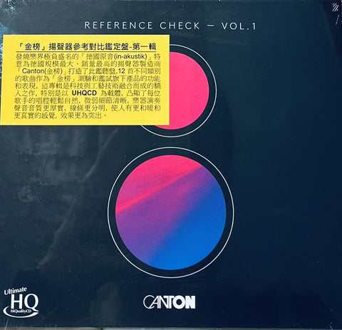 CANTON REFERENCE CHECK VOL 1 - VARIOUS ARTISTS (UHQCD) CD