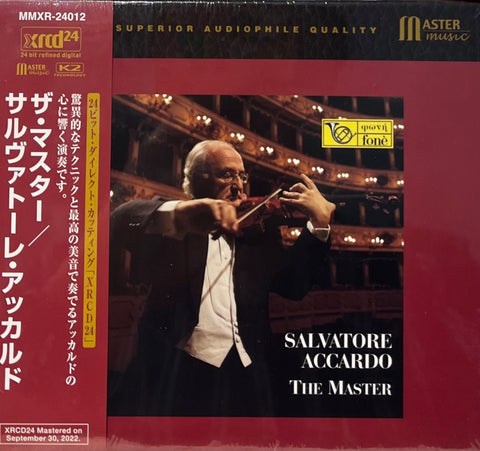 SALVATORE ACCARDO - THE MASTER (XRCD24) CD MADE IN JAPAN